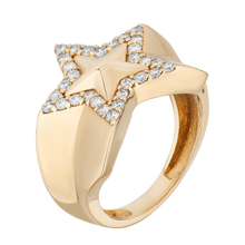 Load image into Gallery viewer, Star Signet Pinky Ring

