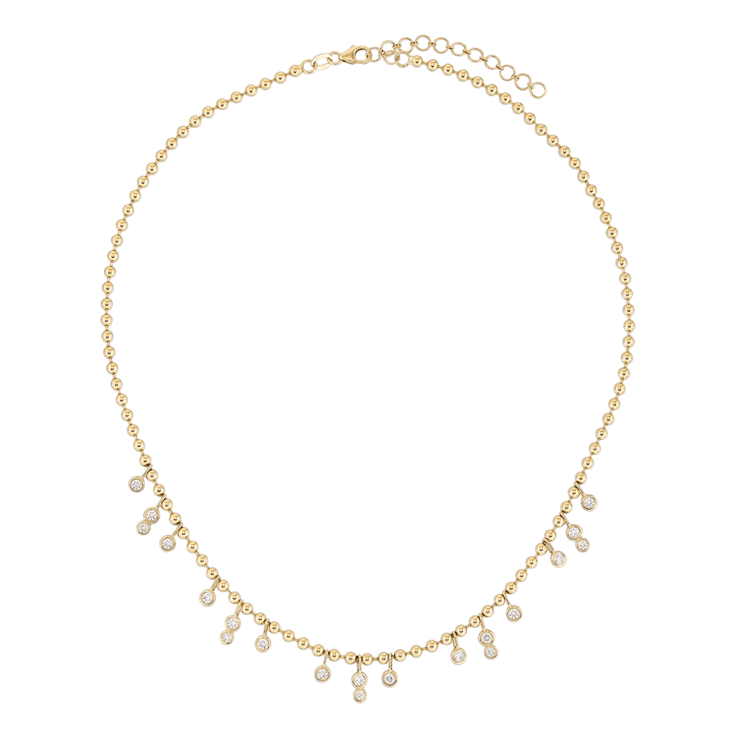 Diamond Droplets Necklace