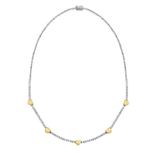 Load image into Gallery viewer, Heartbeat Diamond Tennis Necklace
