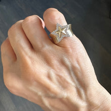 Load image into Gallery viewer, Star Signet Pinky Ring
