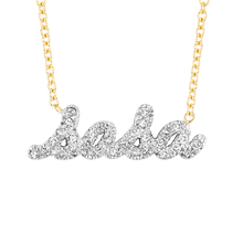 Load image into Gallery viewer, Diamond Name Necklace

