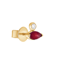 Load image into Gallery viewer, UFO Ruby Constellation Stud
