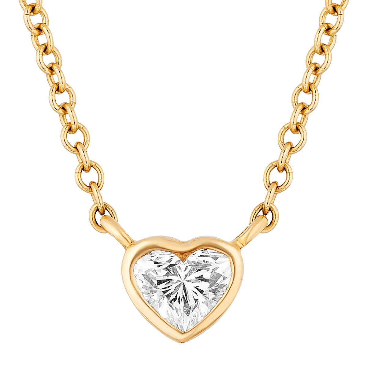 Mini Diamond Heart Solitaire | Ouf!