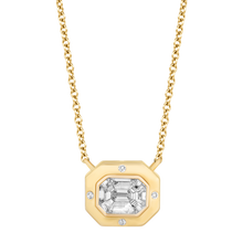 Load image into Gallery viewer, Heavy Bezel Diamond Necklace
