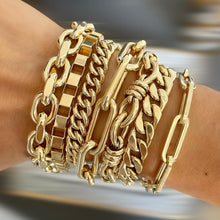 Load image into Gallery viewer, Chunky Retro Chain Bracelet
