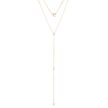 Load image into Gallery viewer, Marquise Diamond Lariat Necklace
