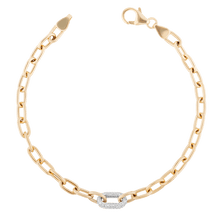 Load image into Gallery viewer, Single Diamond Link Bracelet
