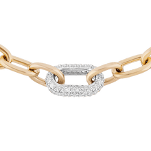 Load image into Gallery viewer, Single Diamond Link Bracelet
